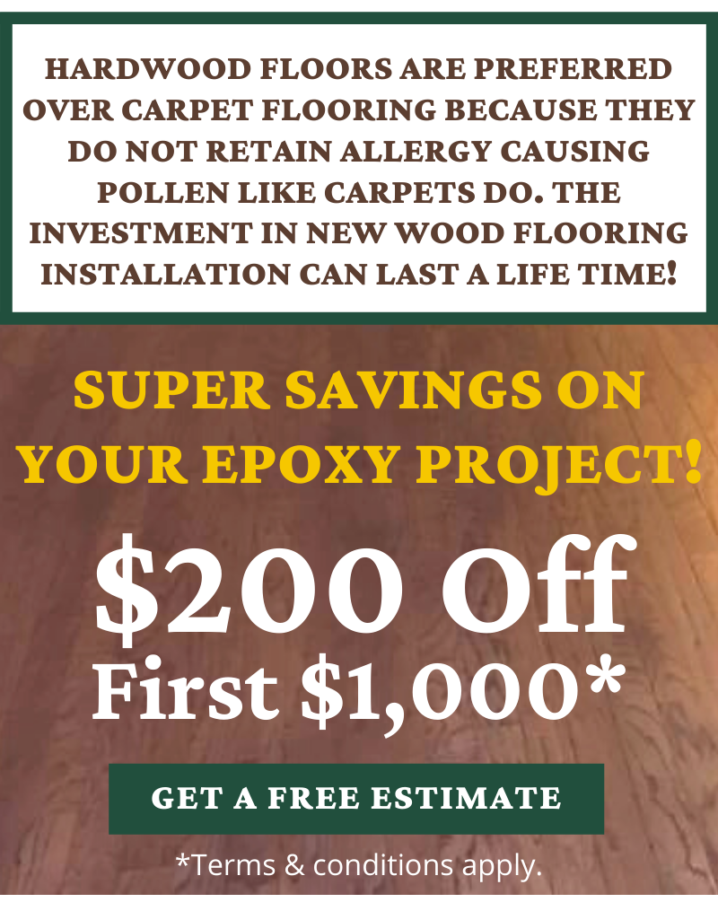Super Savings on your Epoxy Project! $200 off First $1,000