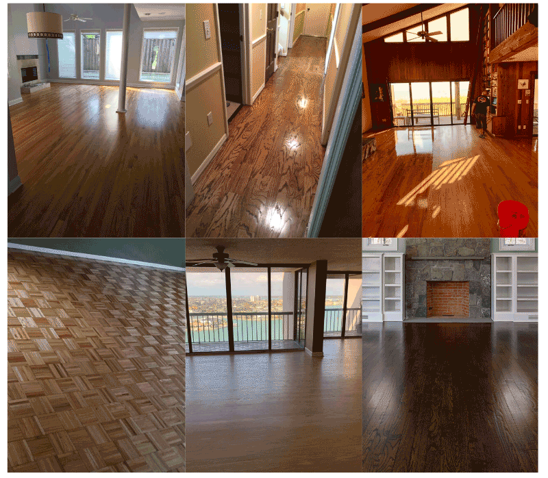 Collage GIF of Completed Flooring Projects