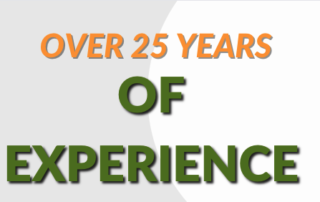 25 Years of Experience! 6