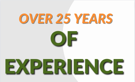 25 Years of Experience! 3
